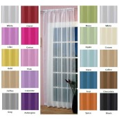 Slot Top Voile Panels in the range of colours